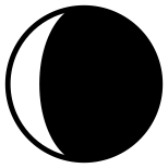 Waning crescent
