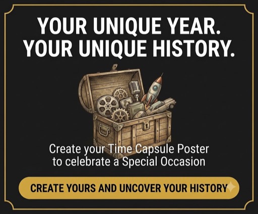 Create a personalized nostalgia year poster